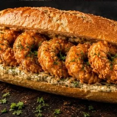 Crispy Fried Shrimp Sandwich