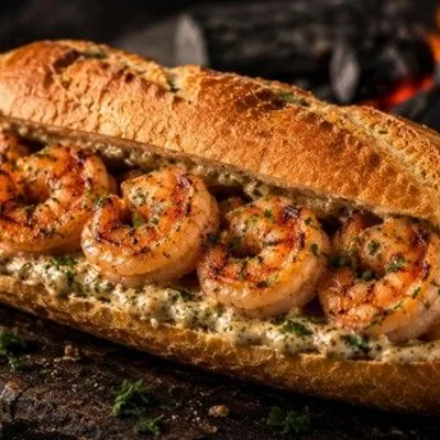 Grilled Shrimp Sandwich